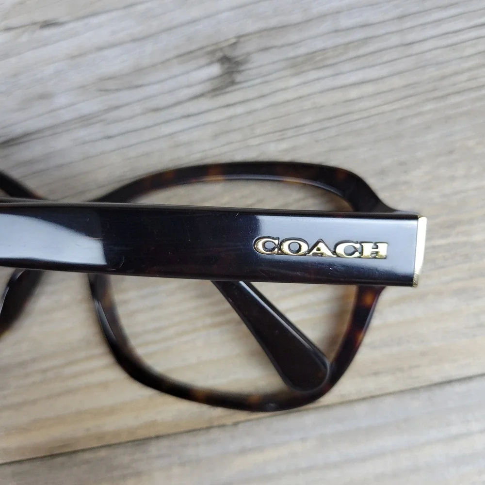 Coach Eyeglasses Frames HC6089 Bylow 550713 Dark Tortoise Sig. C Women 56-17-140